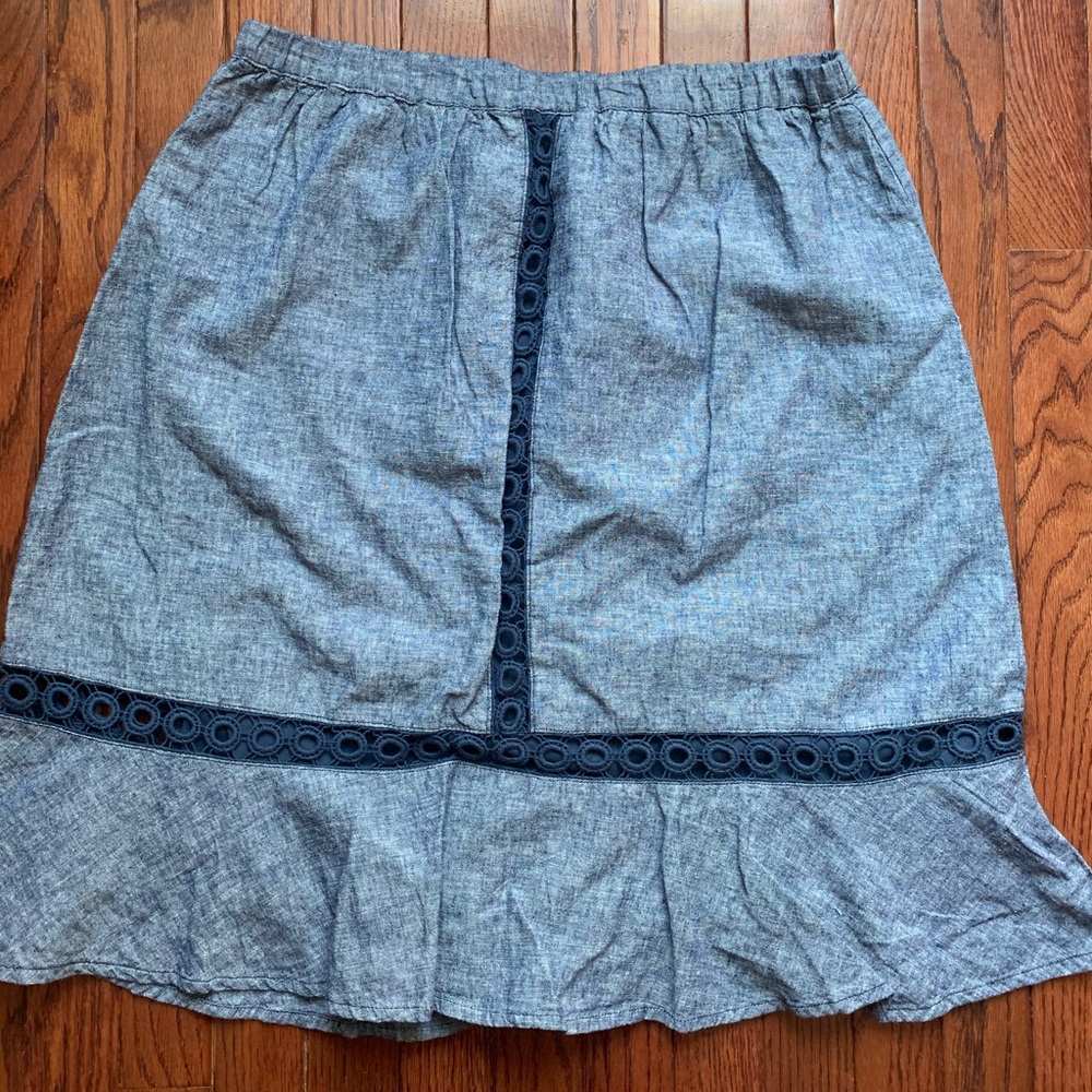 Linen/cotton skirt